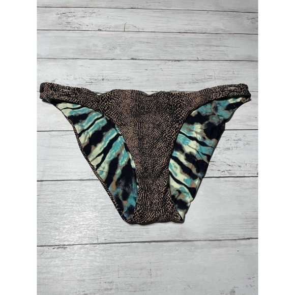 Volcom Women's Simply Seamless Hipster Swimsuit Bikini Bottom reversible XL - Picture 2 of 7